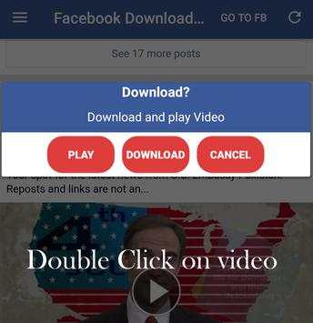 Facebook Video Downloader screenshot 1