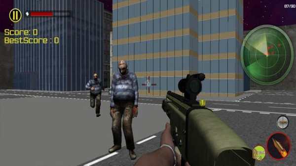 Zombie Apocalypse Three D: Death Target FPS screenshot 3
