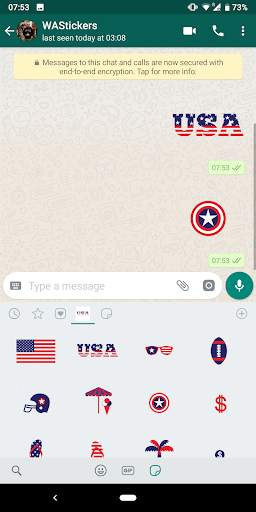 WAStickerApps USA Stickers for WhatsApp screenshot 5