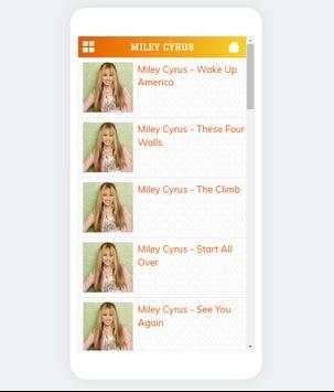 Miley Cyrus Song and Music Premium screenshot 4