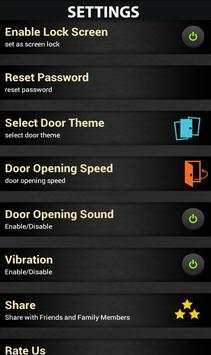 Open Door Lock Screen screenshot 4