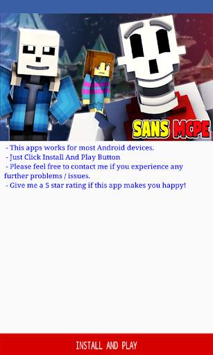 Sans Addon (Xans Update) for Minecraft PE screenshot 3