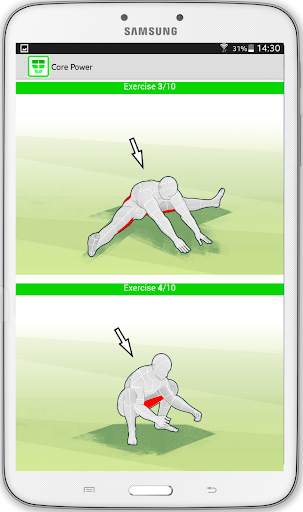 Core Power daily training abs screenshot 8