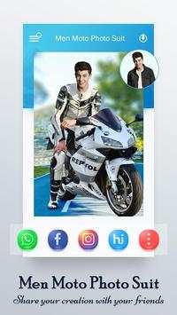 Men Moto Photo Suit screenshot 6