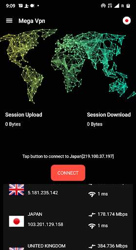 Mega VPN screenshot 2