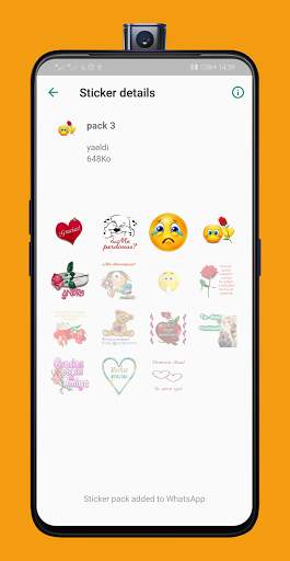 Sticker de Gracias para WAStickerApps screenshot 1