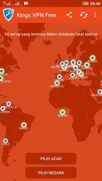 Kings VPN Free скриншот 1