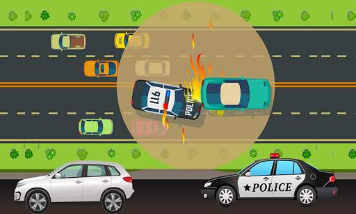 Police Car repair and wash screenshot 1