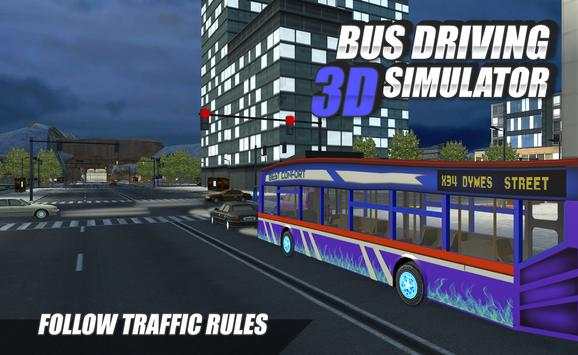 Bus Driving: 3D simulation screenshot 3
