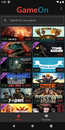 GameOn - Game Deals screenshot 1