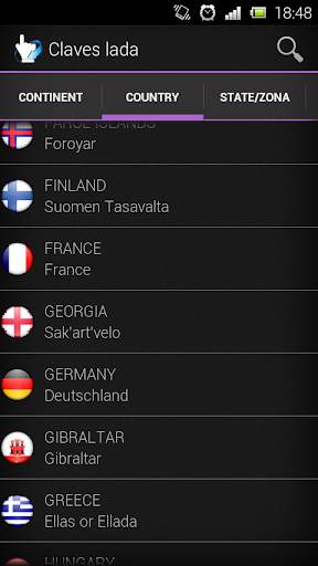 Phone Area Codes World screenshot 4
