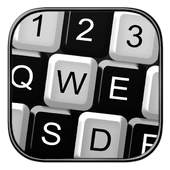 Black And White Keyboard Theme 1.0