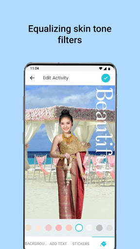 Thai Wedding Dress Photo Edit screenshot 7