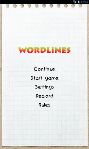 Wordlines screenshot 1