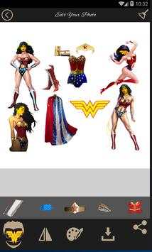 Wonder Woman Photo Editor and Wallpaper Frame 2017 screenshot 1