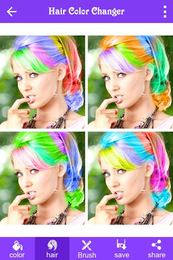 Hair Color Changer скриншот 2