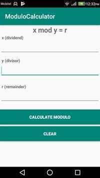Modulo Calculator 1 تصوير الشاشة