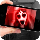 Ghost camera scanner horror icon