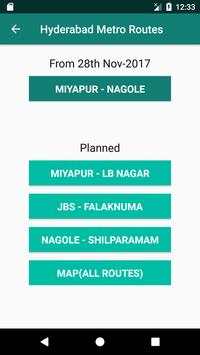 Hyderabad Metro Train App screenshot 8