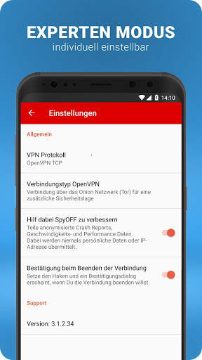 SpyOFF VPN - anonym surfen screenshot 4