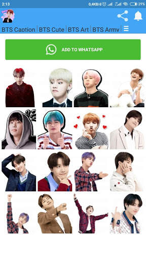 BTS Stickers for Whatsapp screenshot 7