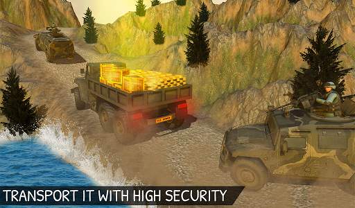 Off-Road Gold Truck Simulator-Transport Gold Mania screenshot 6