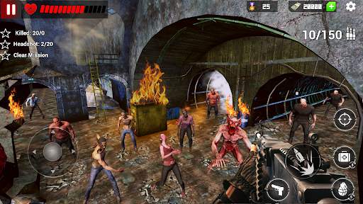 FPS Gun Shooting: Zombie Games screenshot 5