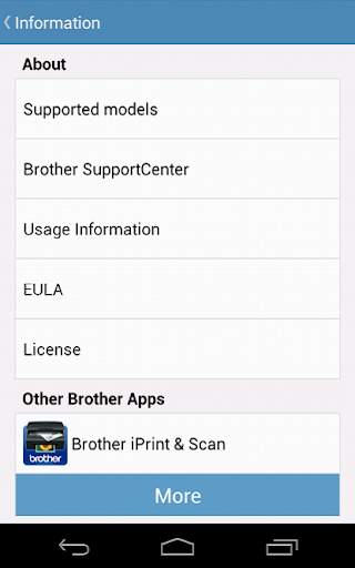 Brother SupportCenter screenshot 4