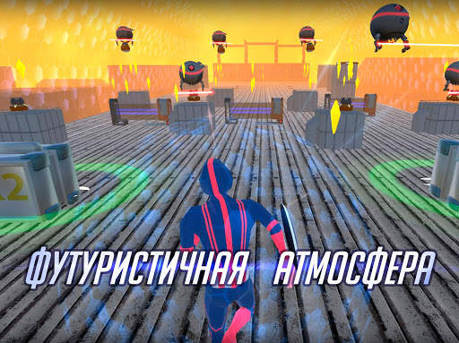 Parkour 3D Race Runner 2049 скриншот 19