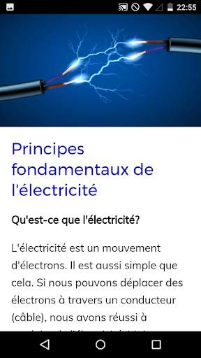 Cours de l'électricité screenshot 2