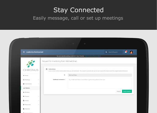 Chronus - Mobile Mentoring screenshot 10