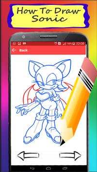 How to Draw Sonic Fans screenshot 3