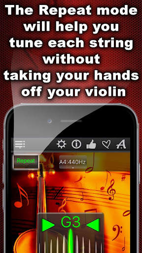 Chromatic Violin Tuner screenshot 5