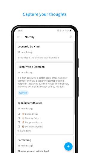 Notally | Minimalist Notes screenshot 1