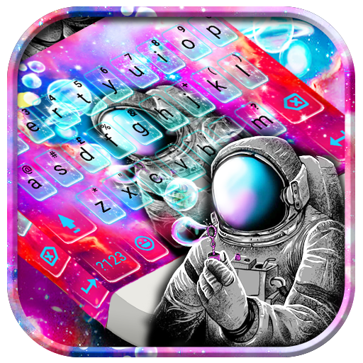 Galaxy Astronaut Keyboard Theme icon