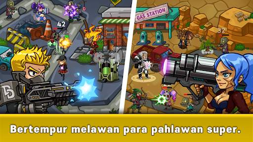 Heroes Defense: Attack on Zombie screenshot 3