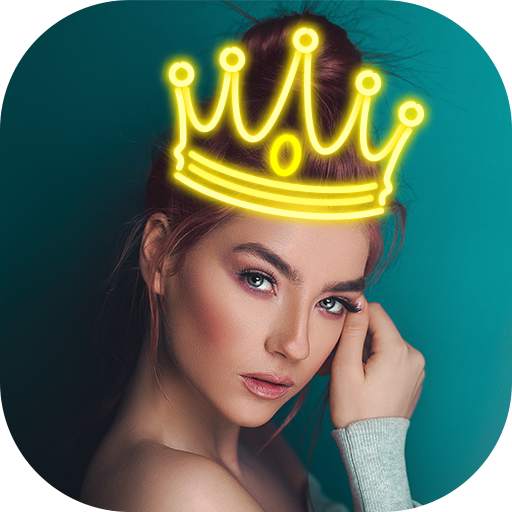 Light Crown Photo Editor - Crown Heart Pic Editor 2.0