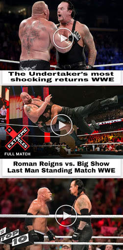 WWE Match Video Update स्क्रीनशॉट 1