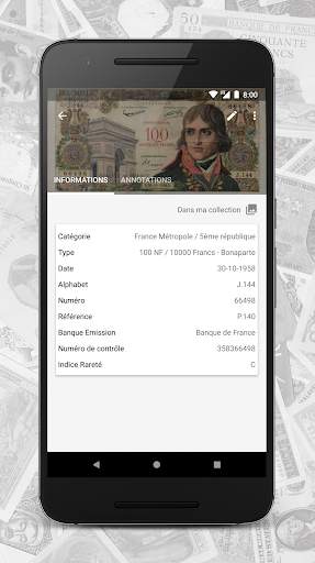 Numizon: Collection & catalogue de billets anciens screenshot 4