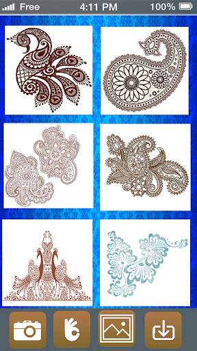Mehndi Design Photo Editor - H screenshot 2