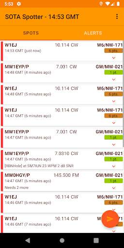 SOTA Spotter screenshot 1