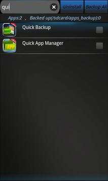 Quick Backup screenshot 1
