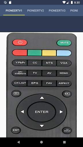 Pioneer TV Remote screenshot 2