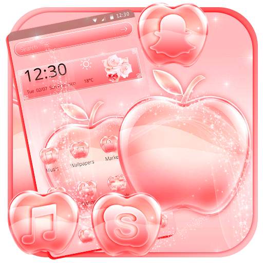 Bright Rose Pink Apple Theme 1.1.4