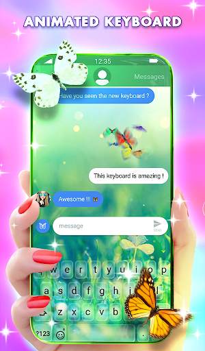 Butterfly Live Wallpaper Theme screenshot 1
