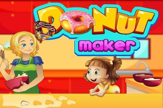 Make Donuts Top Pastry Chef kids Cooking Games 3D screenshot 5