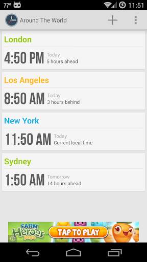 Around The World - World Clock screenshot 3