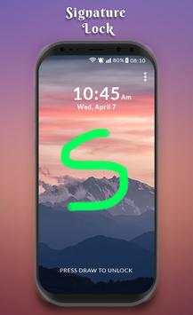 Finger Signature Lock Screen screenshot 5
