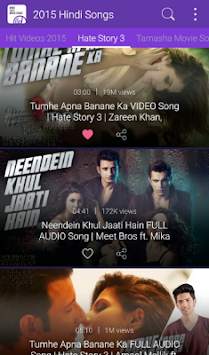 Hindi 2015 Movie Songs Online screenshot 1