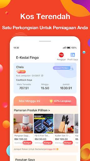Fingo - Pusat Beli-belah Dalam Talian & Cashback screenshot 4